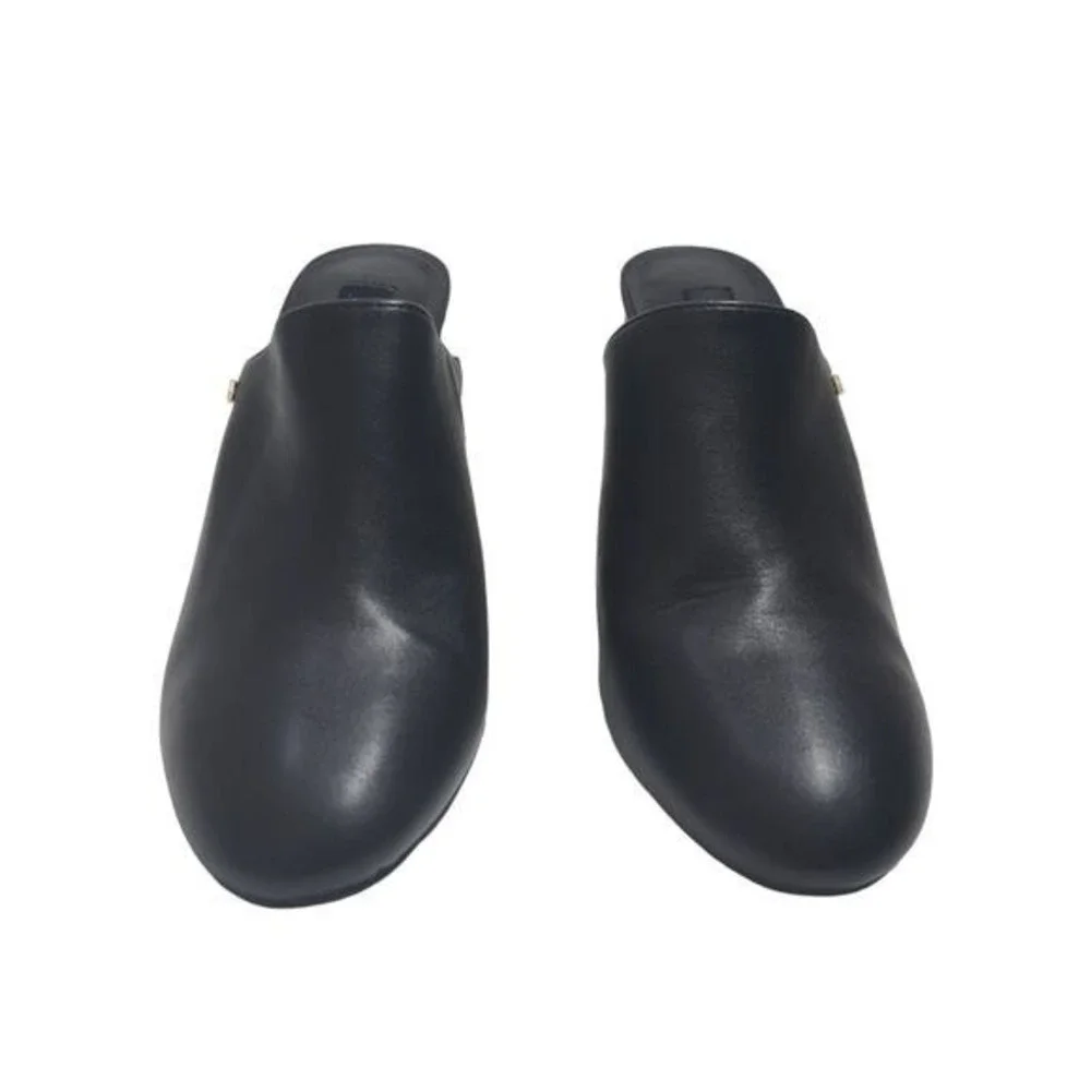 Jones New York Women's Signature JNY-‎ Hallena Black High Heel Mules Size 8.5 M - Picture 3 of 16